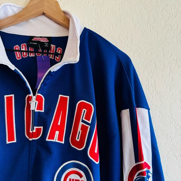 Chicago Cubs | stitches athletic gear | baseball quarter zip pullover | 2X - Picture 2 of 8